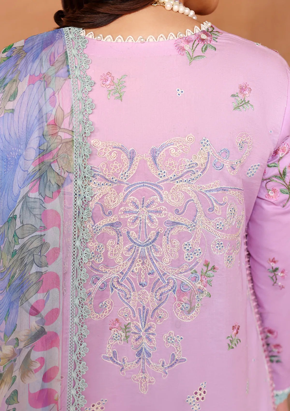 Roheenaz Summer Reverie Luxury Lawn'26 D-205 Ardor