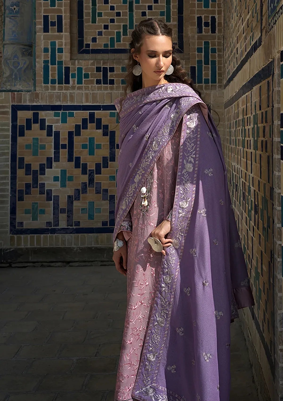 Mushq Hemline Bukhara Winter Edit'26 D-08 Ark Reverie