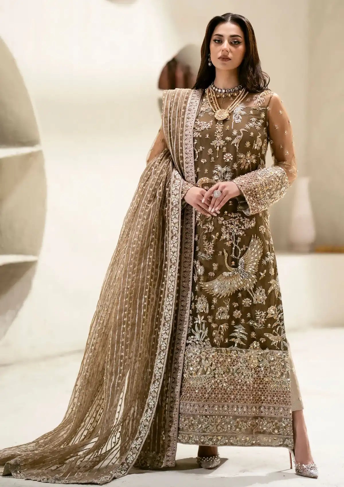 Maryum N Maria Parizay Wedding'24 MW24-569 Haleh - Mohsin Saeed Fabrics