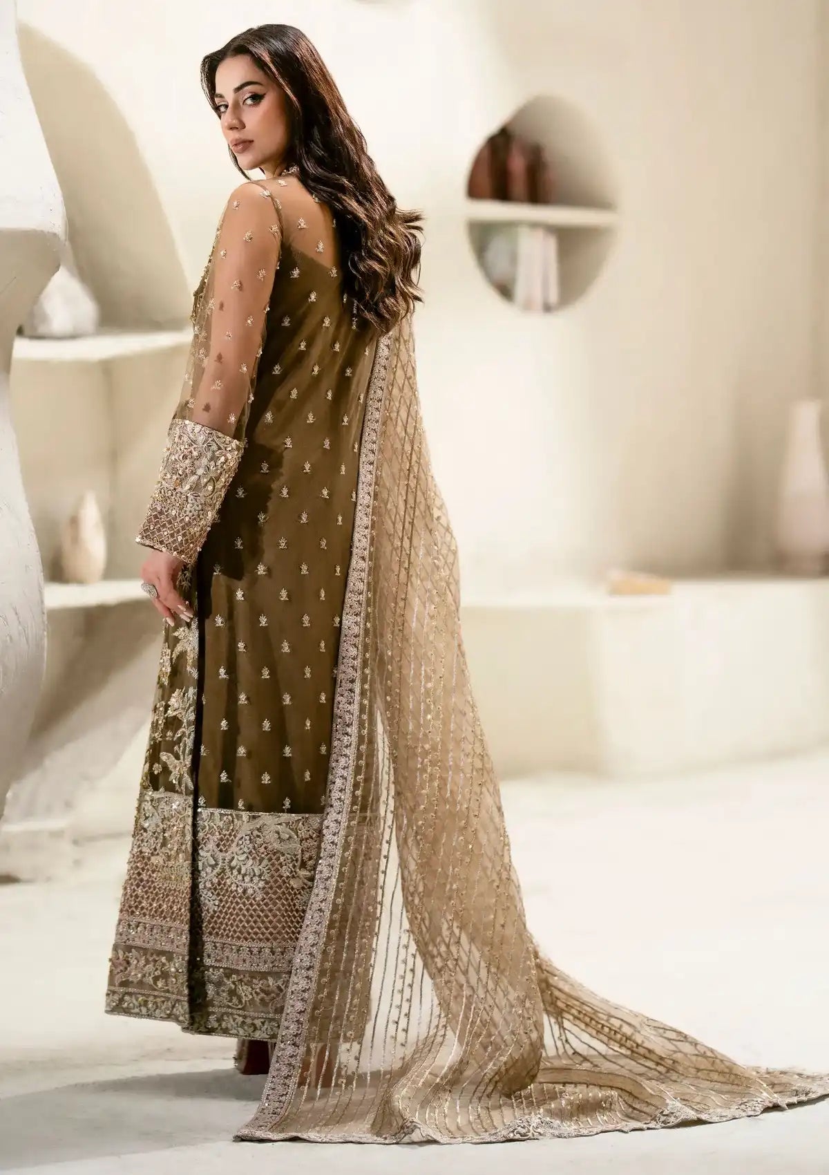 Maryum N Maria Parizay Wedding'24 MW24-569 Haleh - Mohsin Saeed Fabrics