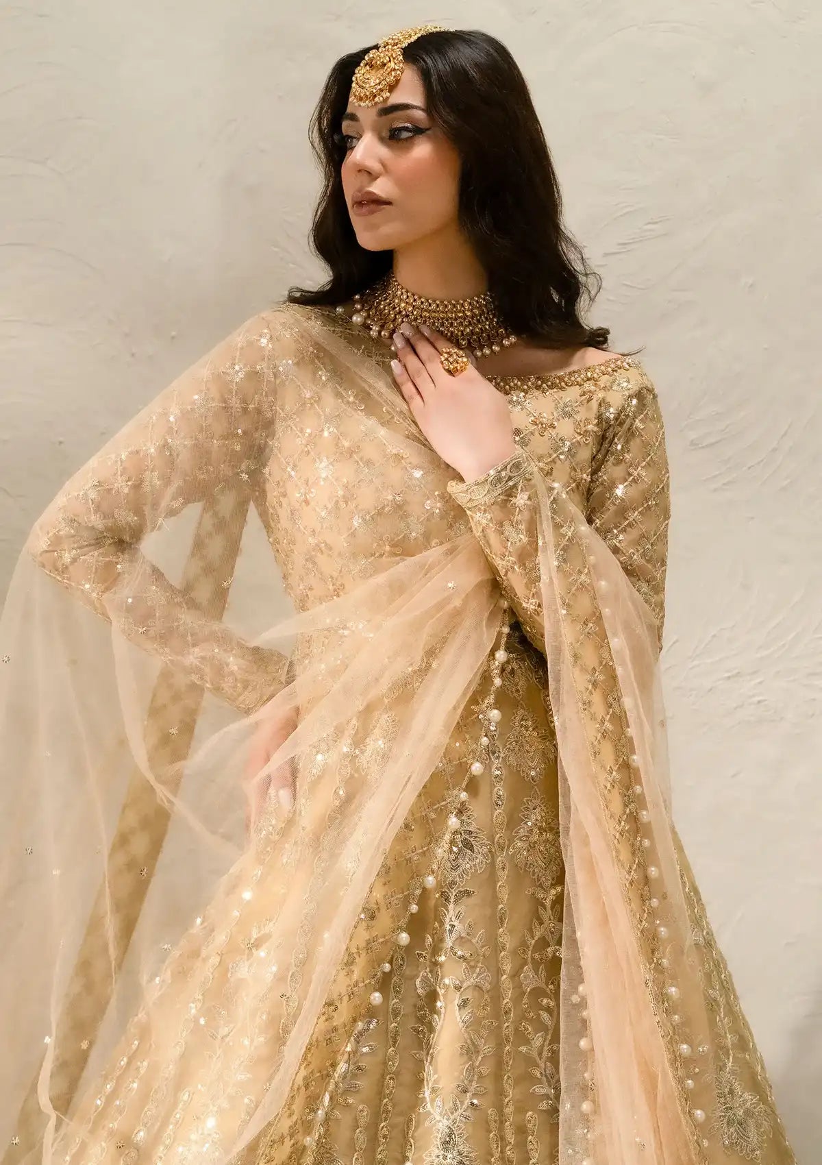 Maryum N Maria Parizay Wedding'24 MW24-561 Farah - Mohsin Saeed Fabrics