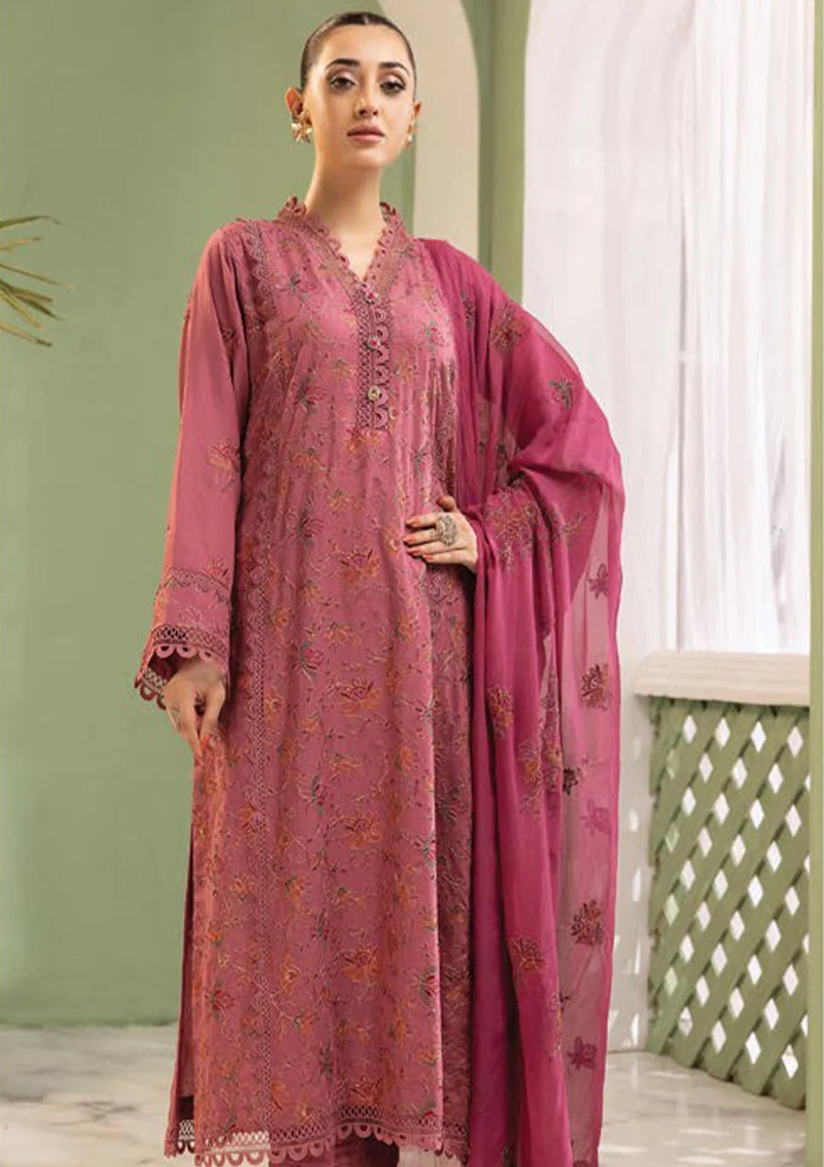 Arzoo by Khoobsurat Emb Karandi'24 AK-09