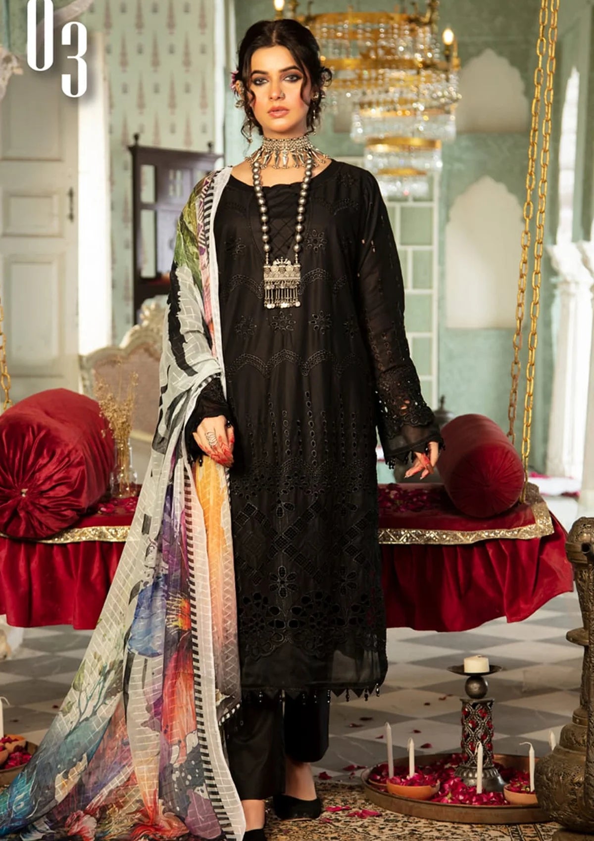 Ayfar By Usman Kashif'24 Vol-15 D-03 - Mohsin Saeed Fabrics