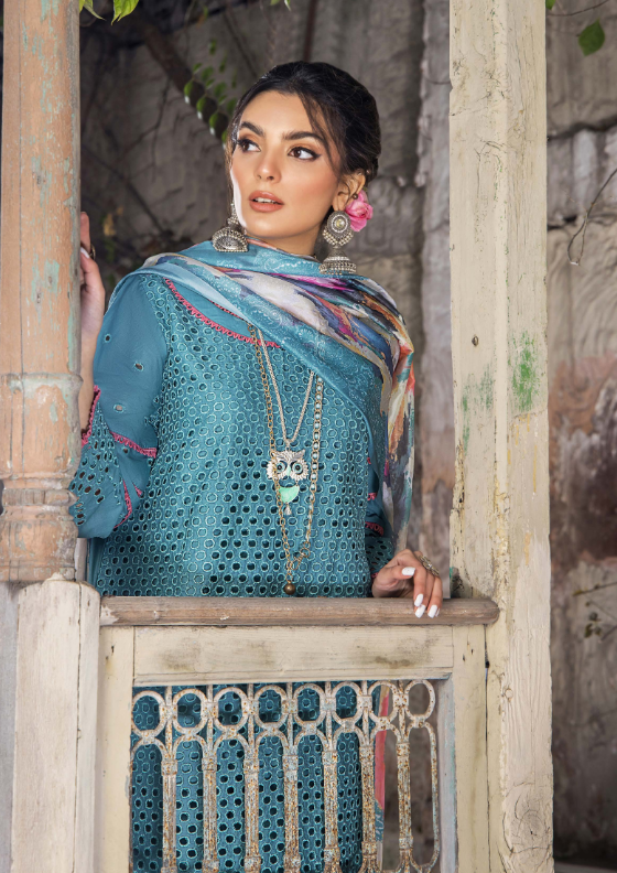 Ayfar Vol-02 By Usman Kashif'24 D-05 - Mohsin Saeed Fabrics