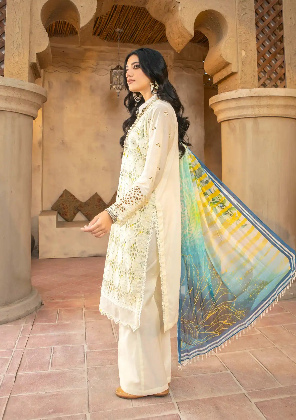 Ayfar By Usman Kashif'24 Vol-06 D-05 - Mohsin Saeed Fabrics