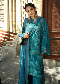 Mushq Hemline Bukhara Winter Edit'26 D-09 Azure Courtyard