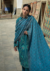 Mushq Hemline Bukhara Winter Edit'26 D-09 Azure Courtyard