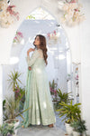 Shayzal By Mona Emb Pret SW 01-Pastel Green - Mohsin Saeed Fabrics