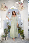 Shayzal By Mona Emb Pret SW 01-Pastel Green - Mohsin Saeed Fabrics