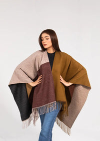 Manahil Winter Cape Shawls CS-02
