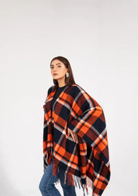 Manahil Winter Cape Shawls'23 CS-04