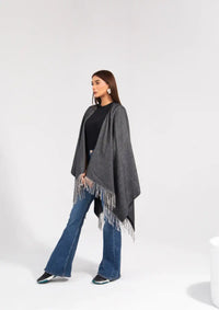 Manahil Winter Cape Shawls'23 CS-05