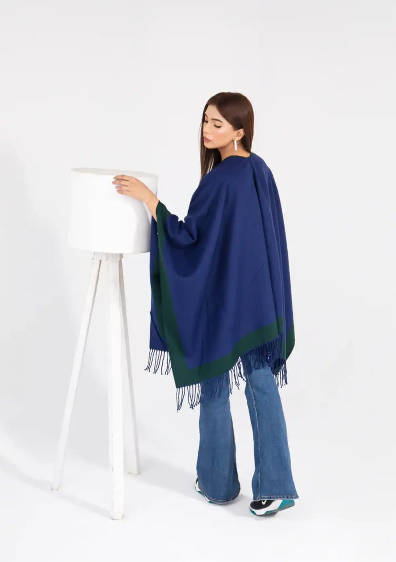 Manahil Winter Cape Shawls'23 CS-12