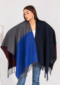 Manahil Winter Cape Shawls'23 CS-19