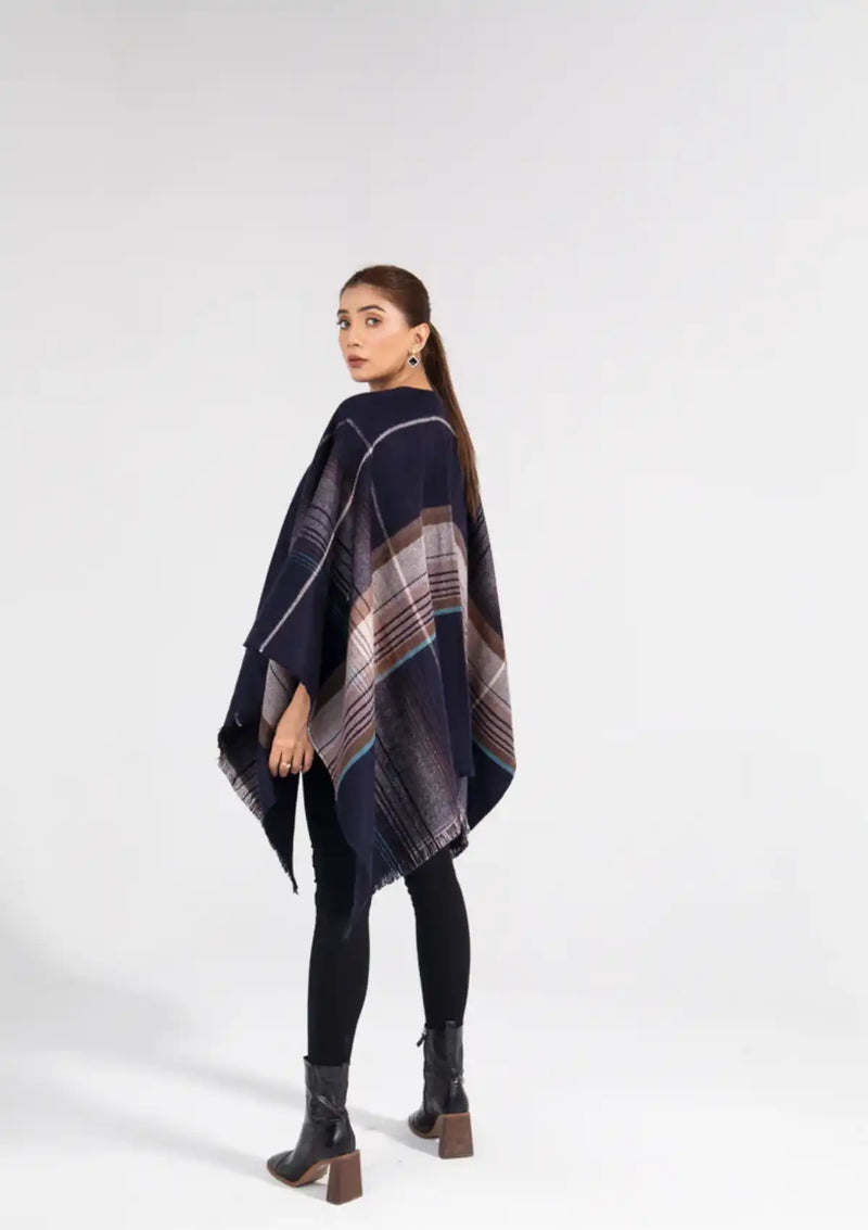 Manahil Winter Cape Shawls'23 CS-16