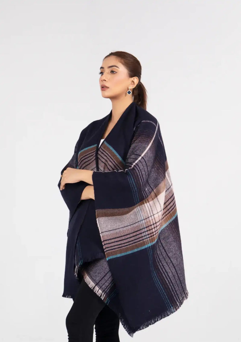 Manahil Winter Cape Shawls'23 CS-16