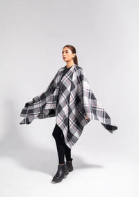 Manahil Winter Cape Shawls'23 CS-15