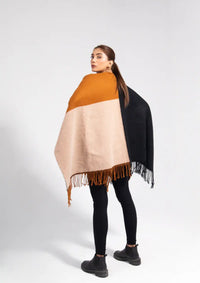 Manahil Winter Cape Shawls'23 CS-14