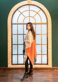 Manahil Winter Cape Shawls'23 CS-46