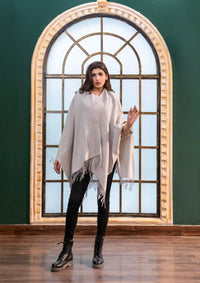 Manahil Winter Cape Shawls'23 CS-55