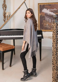 Manahil Winter Cape Shawls'23 CS-53