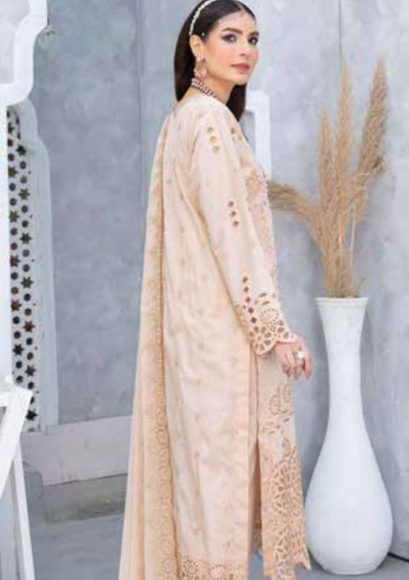 Afsanay Lawn By Bin Rashid'24 D-02 - Mohsin Saeed Fabrics