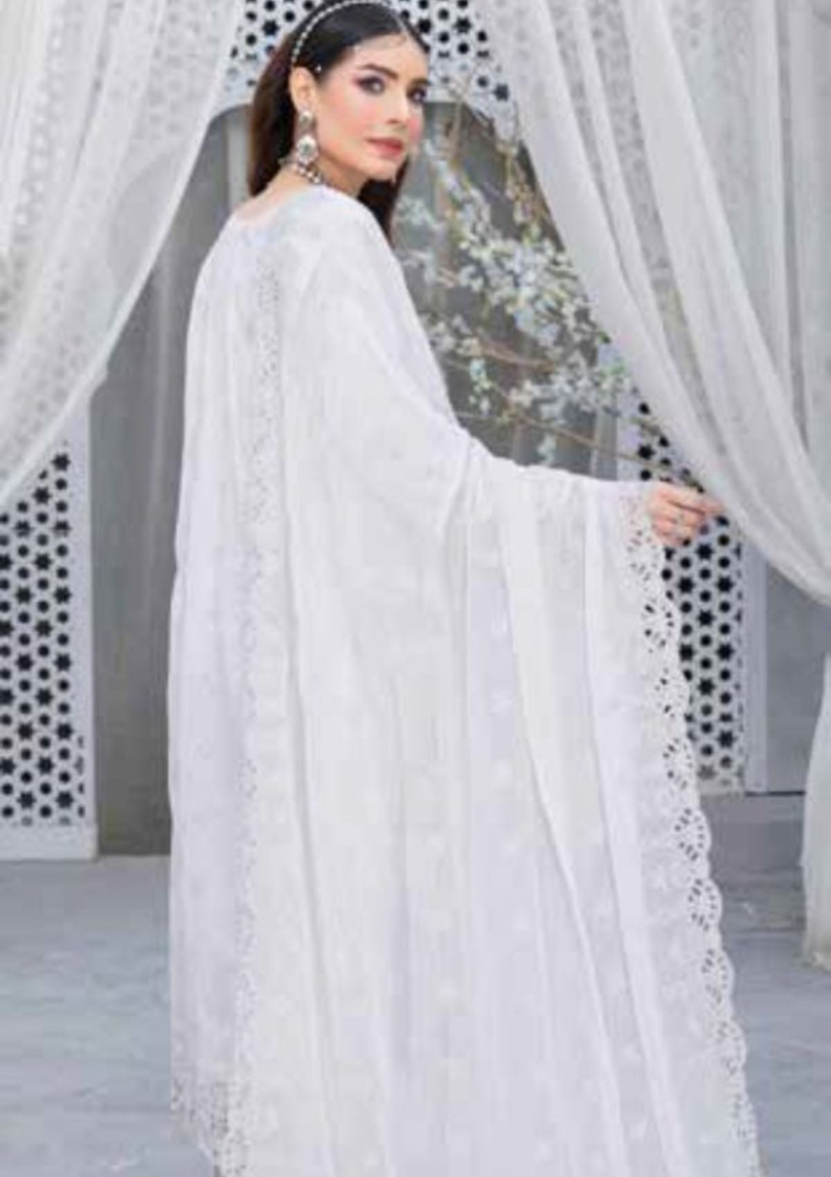 Afsanay Lawn By Bin Rashid'24 D-04 - Mohsin Saeed Fabrics