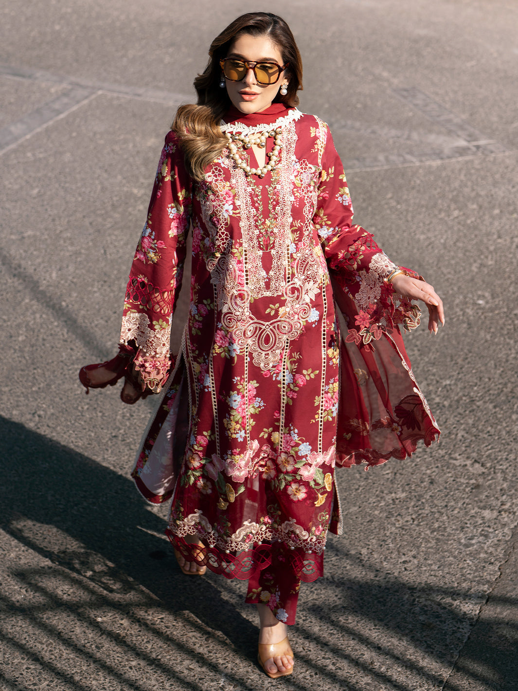 Mahnur Broadway Luxury Lawn'26 BW-11