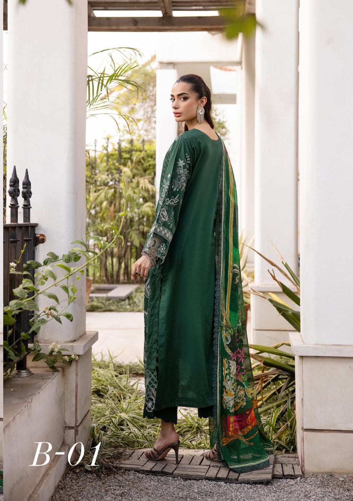 Be Leaf by Khoobsurat'24 B-01 - Mohsin Saeed Fabrics