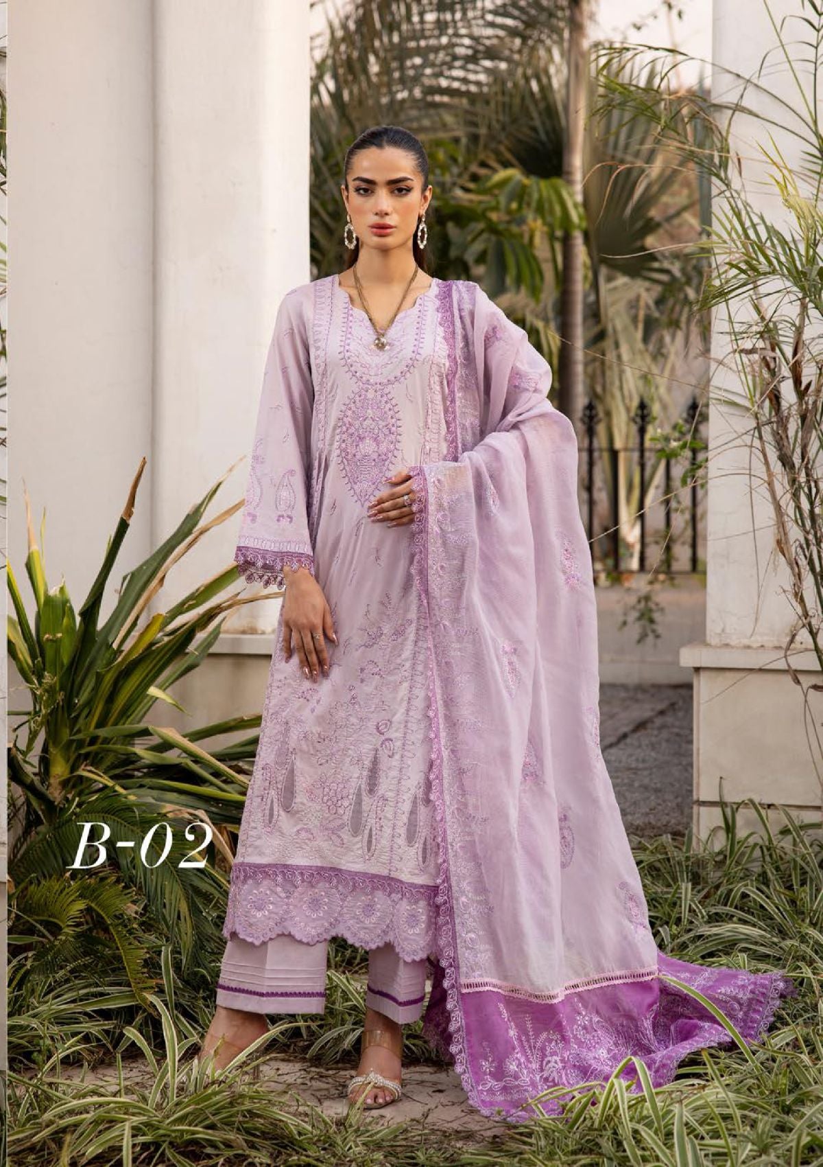Be Leaf by Khoobsurat'24 B-02 - Mohsin Saeed Fabrics