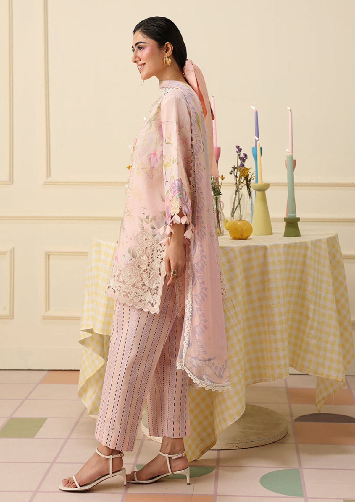 Hemline By Mushq Solail Pirnts'26 D-311 Berry Creme