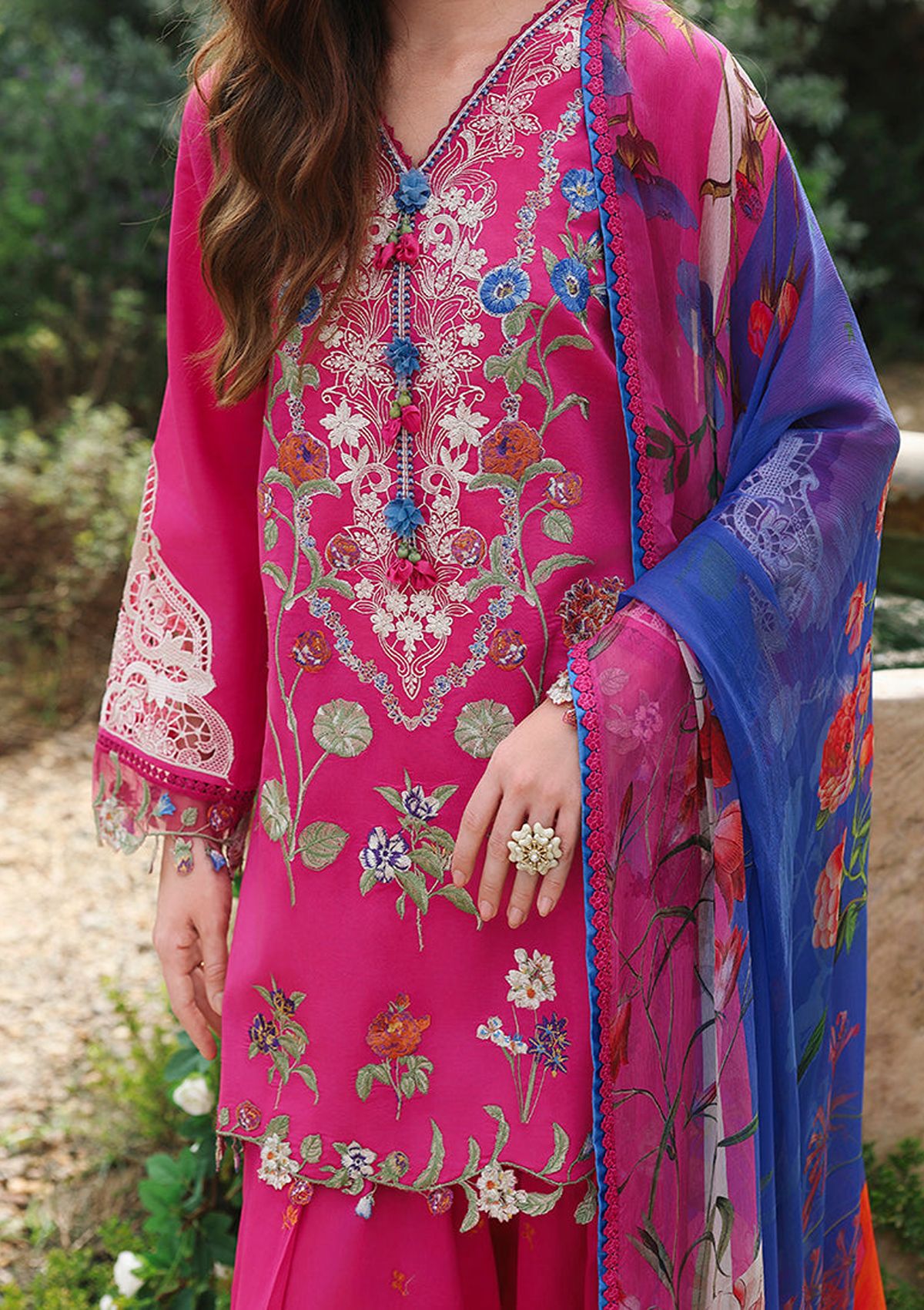 Mushq Hemline The Secret Garden Lawn'26 D-07 Bloomveil