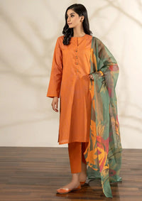 Limelight Printed'24 3 Pcs U-2770 Orange - Mohsin Saeed Fabrics