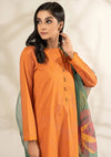Limelight Printed'24 3 Pcs U-2770 Orange - Mohsin Saeed Fabrics