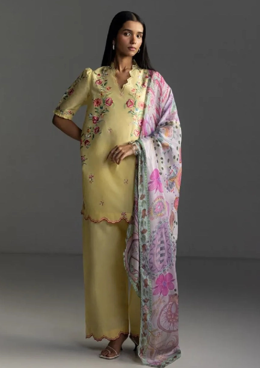 Coco By Zara Shahjahan Lawn'26 SEREN-5B – Mohsin Saeed Fabrics