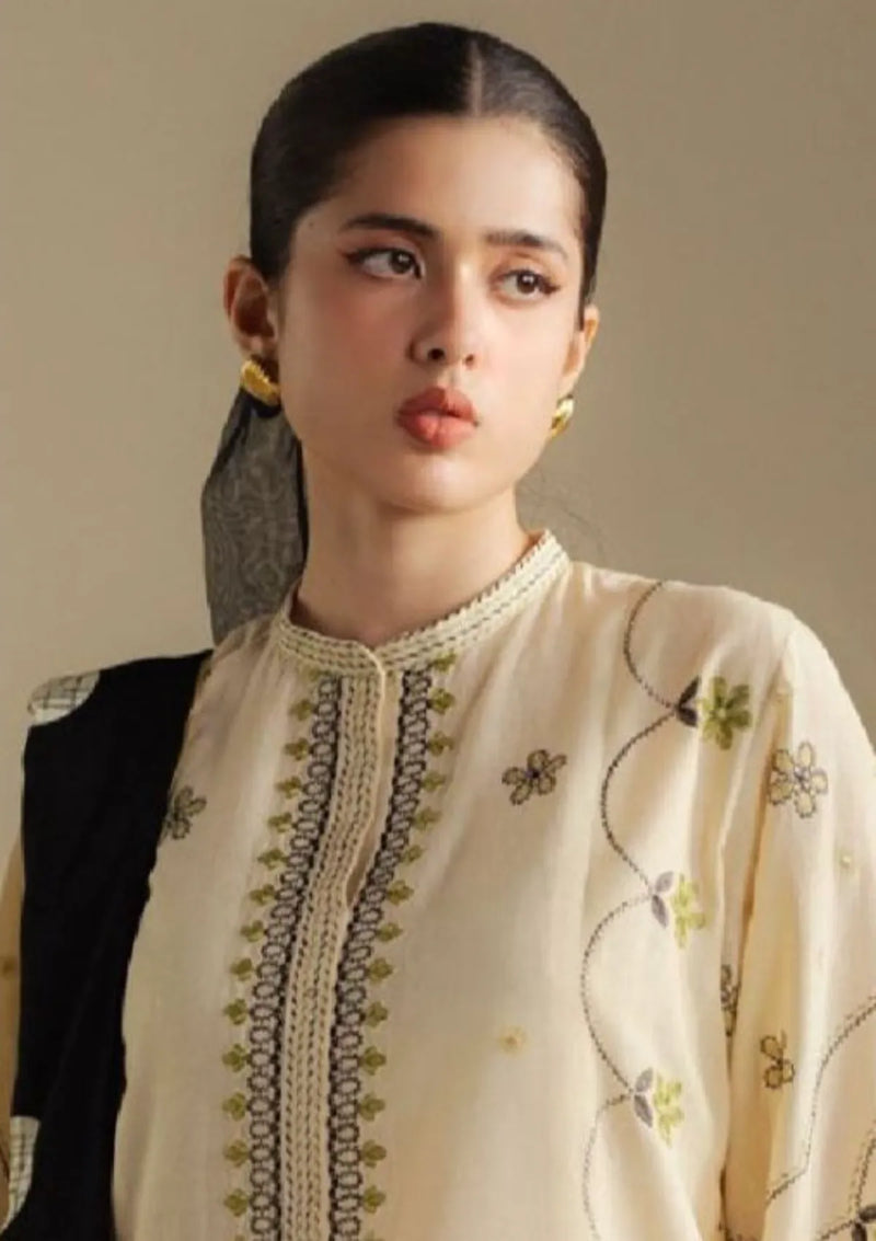 Coco By Zara Shahjahan Winter'25 D-08 B Fawn