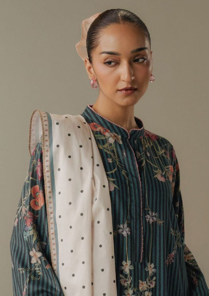 Coco By Zara Shahjahan Drop-5 Prints'25 D-01B Amber Days