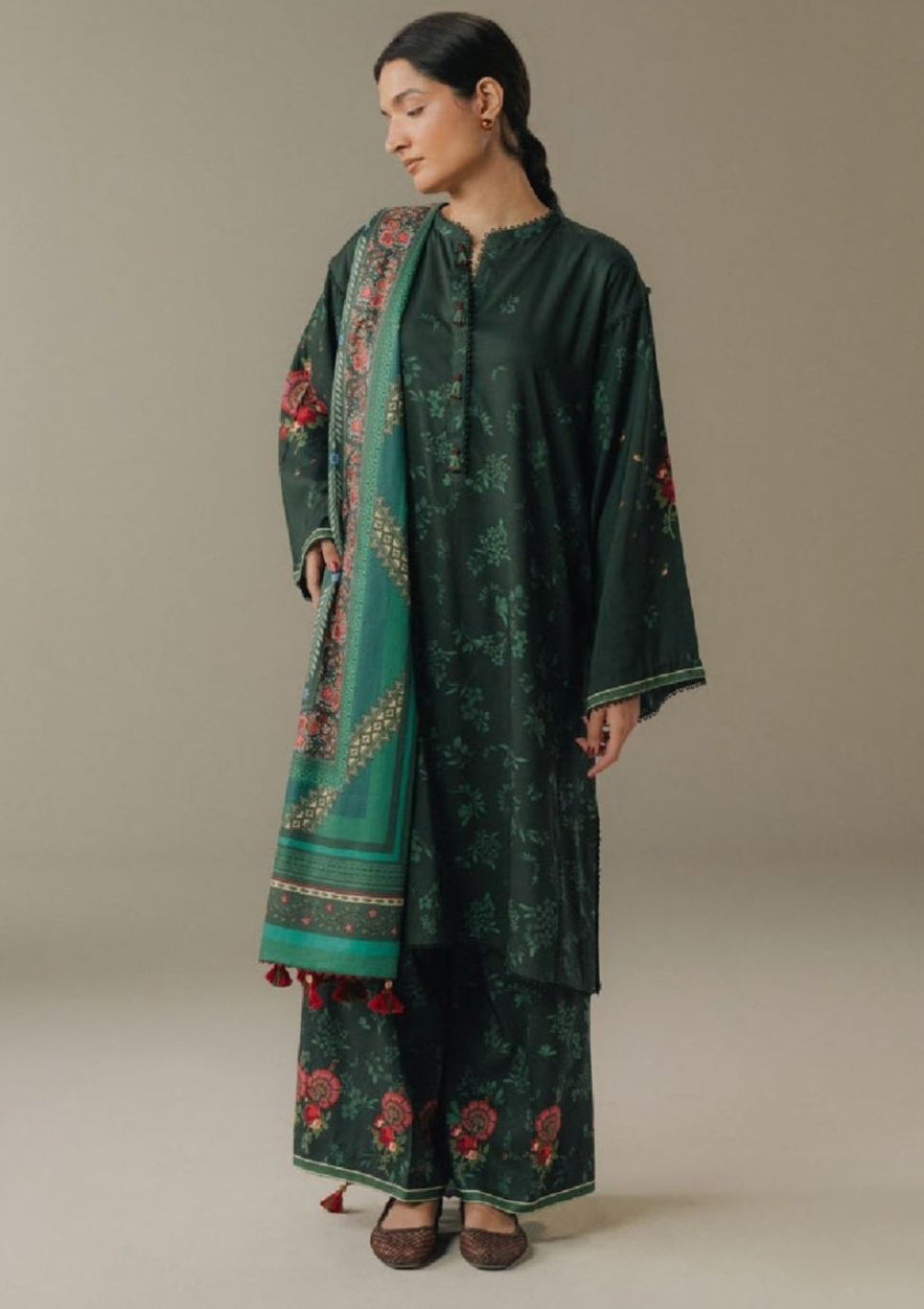 Coco By Zara Shahjahan Drop-5 Prints'25 D-02A Wild Fern