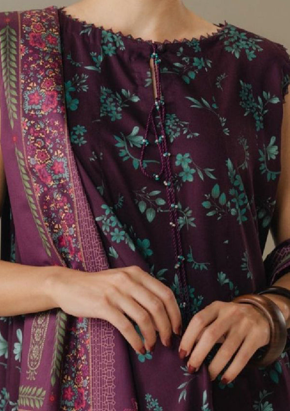 Coco By Zara Shahjahan Drop-5 Prints'25 D-02B Wild Fern