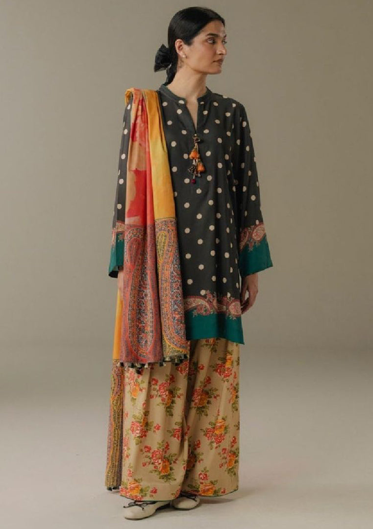 Coco By Zara Shahjahan Drop-5 Prints'25 D-03A Paper Moon