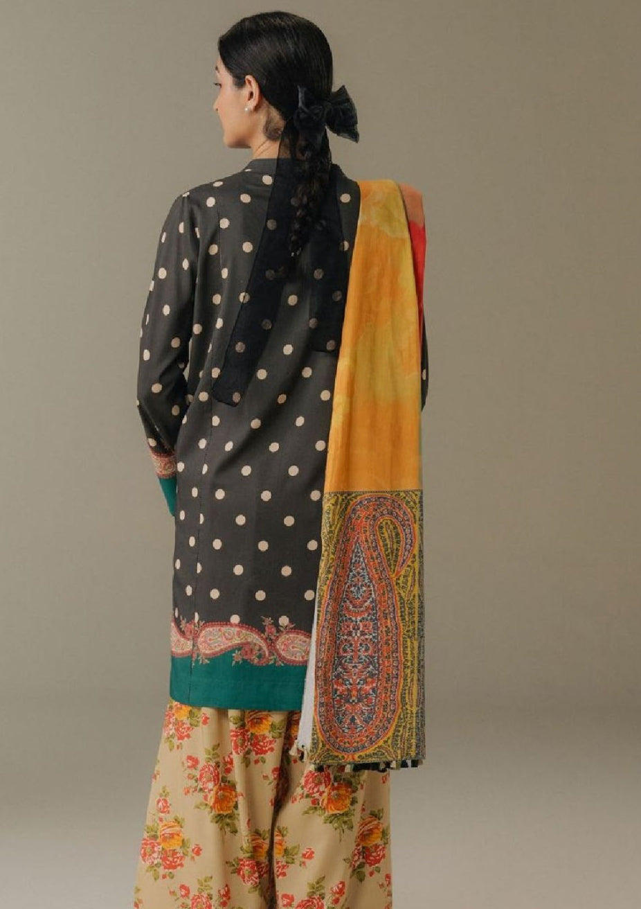 Coco By Zara Shahjahan Drop-5 Prints'25 D-03A Paper Moon