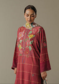 Coco By Zara Shahjahan Drop-5 Prints'25 D-05B Olive Hour