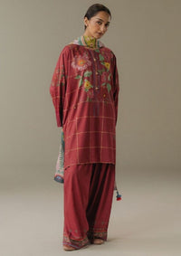 Coco By Zara Shahjahan Drop-5 Prints'25 D-05B Olive Hour