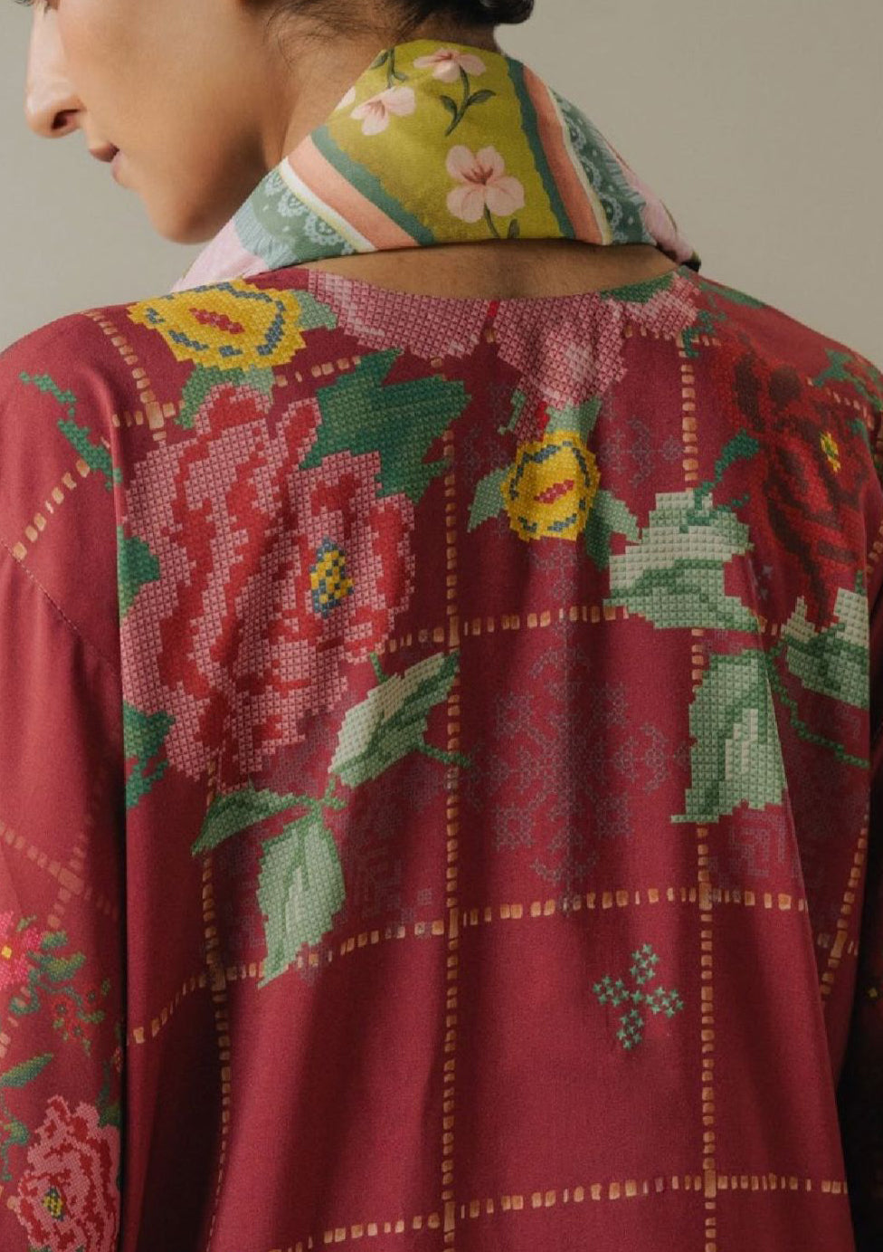 Coco By Zara Shahjahan Drop-5 Prints'25 D-05B Olive Hour