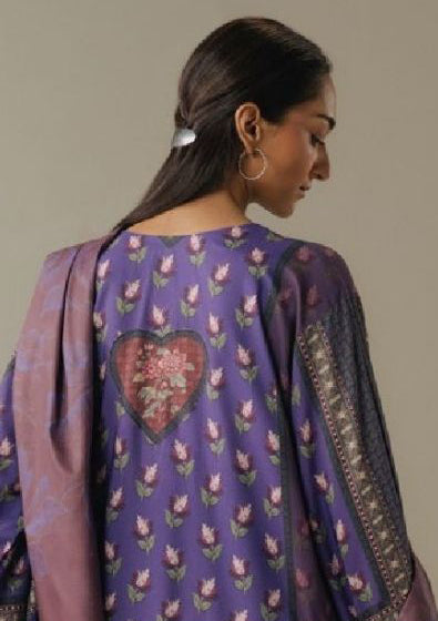 Coco By Zara Shahjahan Drop-5 Prints'25 D-07A Soft Current
