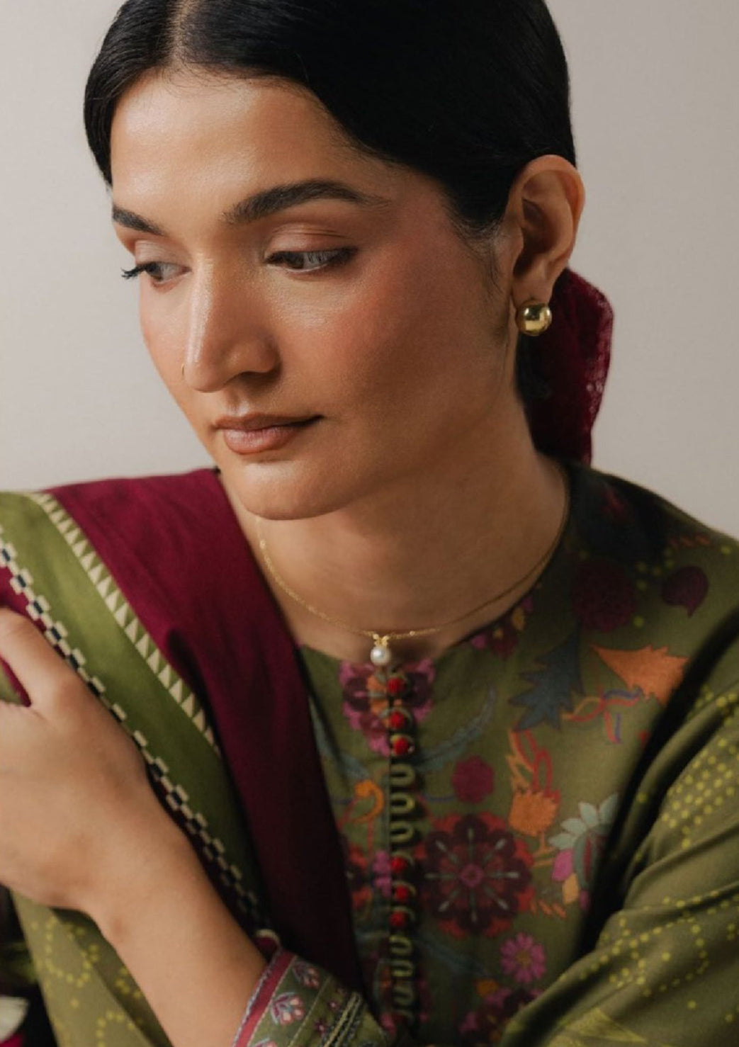 Coco By Zara Shahjahan Drop-5 Prints'25 D-09A Terracotta Sky