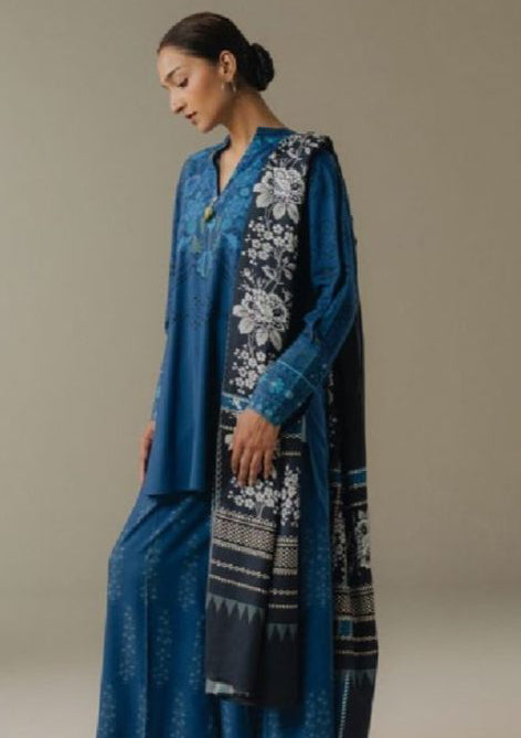 Coco By Zara Shahjahan Drop-5 Prints'25 D-09B Terracotta Sky