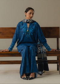 Coco By Zara Shahjahan Drop-5 Prints'25 D-09B Terracotta Sky