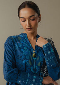 Coco By Zara Shahjahan Drop-5 Prints'25 D-09B Terracotta Sky