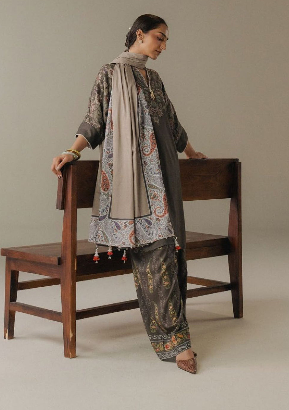 Coco By Zara Shahjahan Drop-5 Prints'25 D-10A Autumn Line